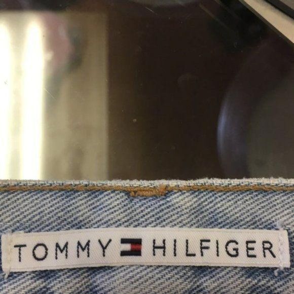 Tommy Hilfiger‎ vtg Jean Capri Pants embellished Y2K 90'S - Picture 3 of 5